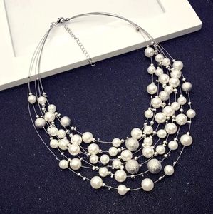 Fashion Pearl Chain Necklace For Women.